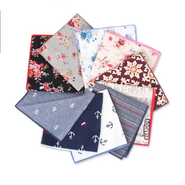 Handkerchief Pocket Sqaure Squares 06